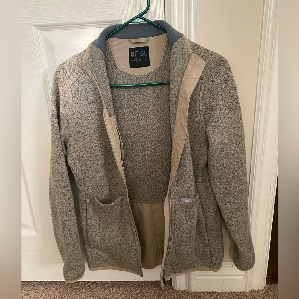 FIGS sweater jacket